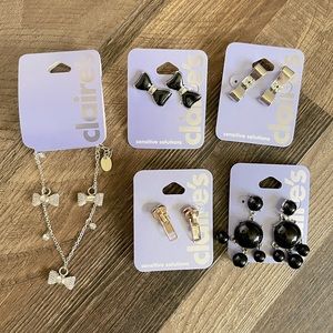 Claire’s Earrings & Bracelet Bundle, NWT